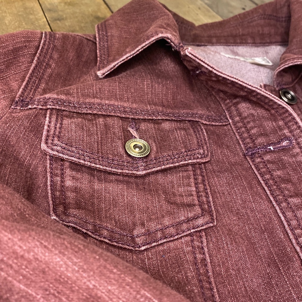 Purple Denim Jacket